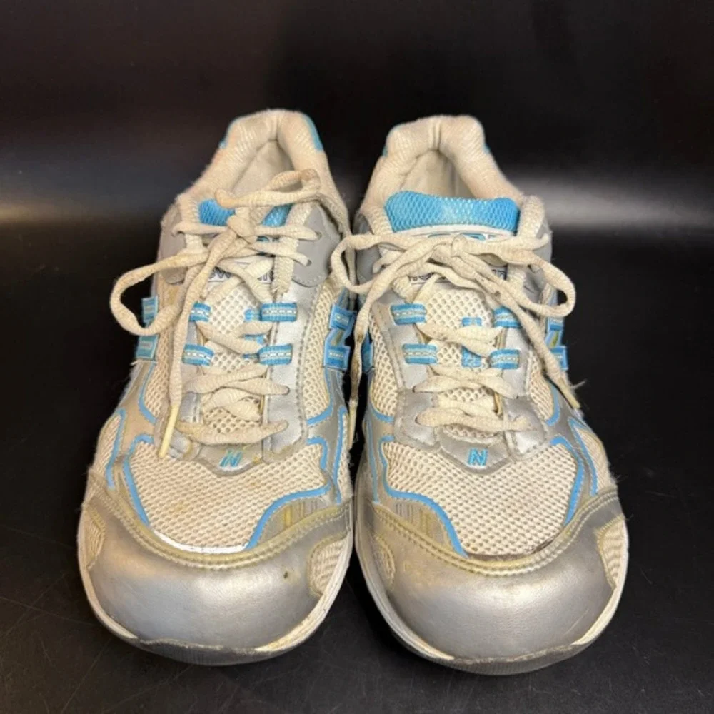New Balance 883 WR883CL Blue Silver Mesh Running Shoes Womens‎ 8.5 Wide